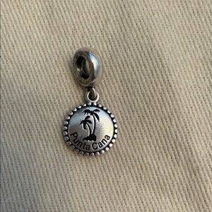 Pandora Silver Logo Charm